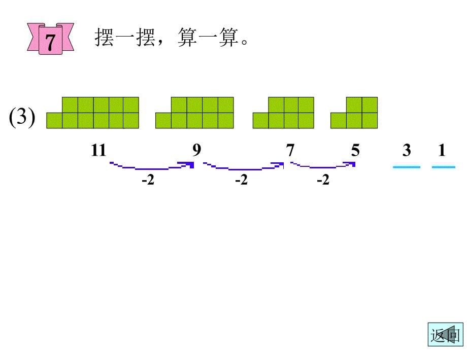 人教版小学数学一年级下册第八单元找规律(第3课时) 课件_第5页