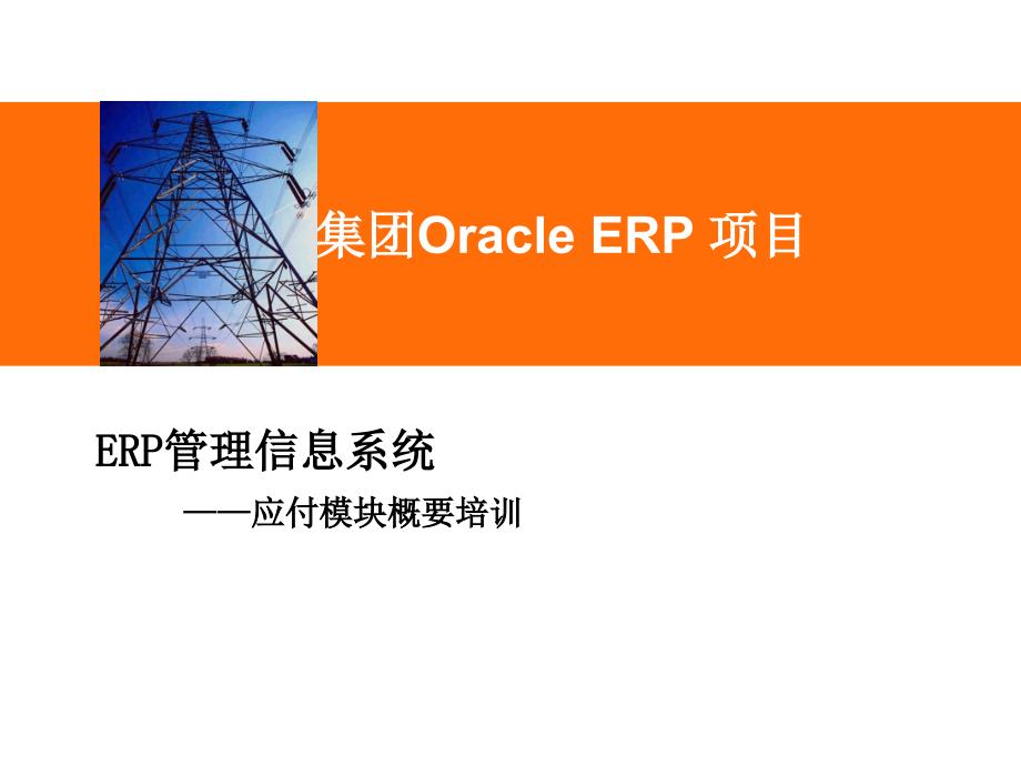 Oracle_ERP_EBS_应付模块AP概要培训_第1页