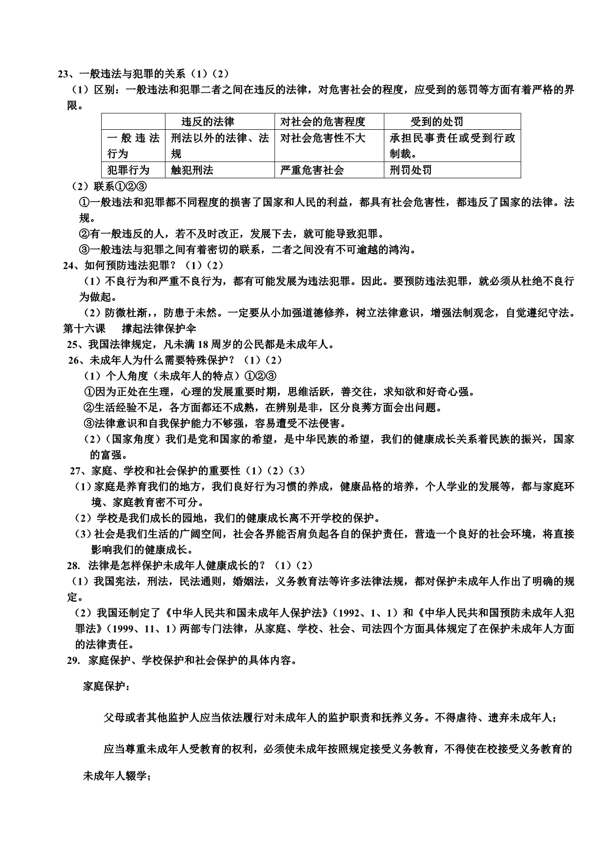 鲁教思品七下问题提纲_第4页