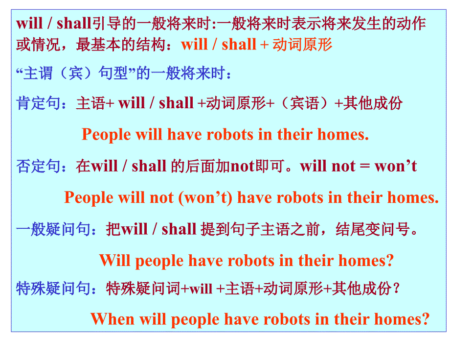 八年级英语下 Unit 1 Will people have robots2课件人教版_第3页