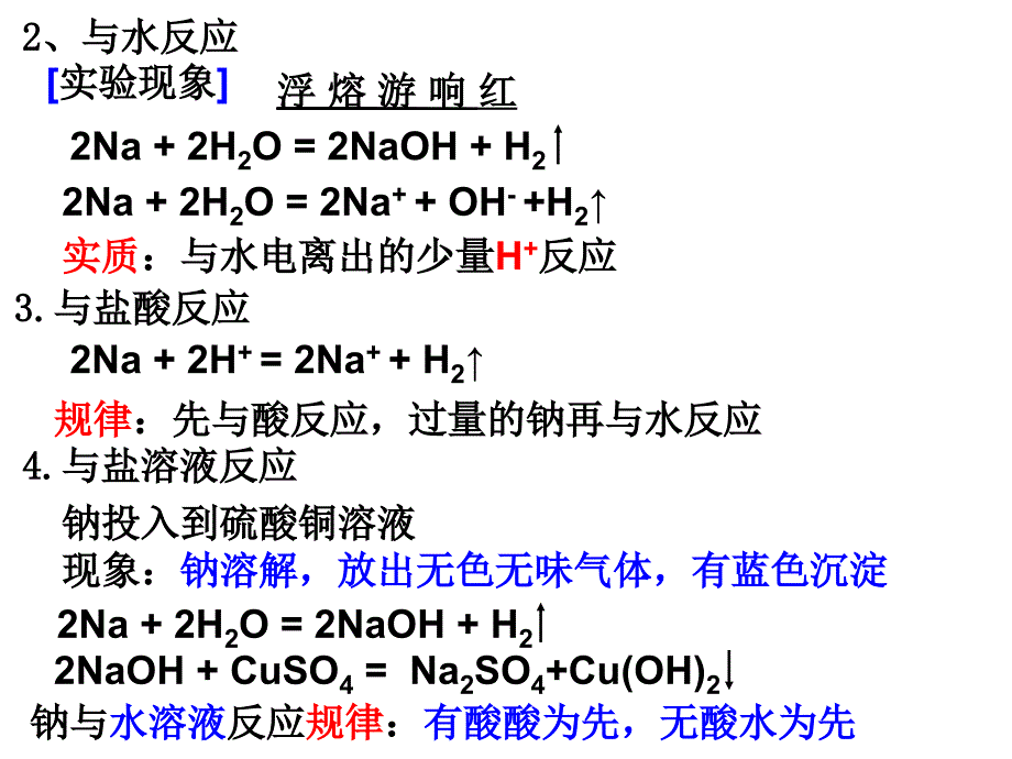 人教版高中化学必修一第三章复习_第3页