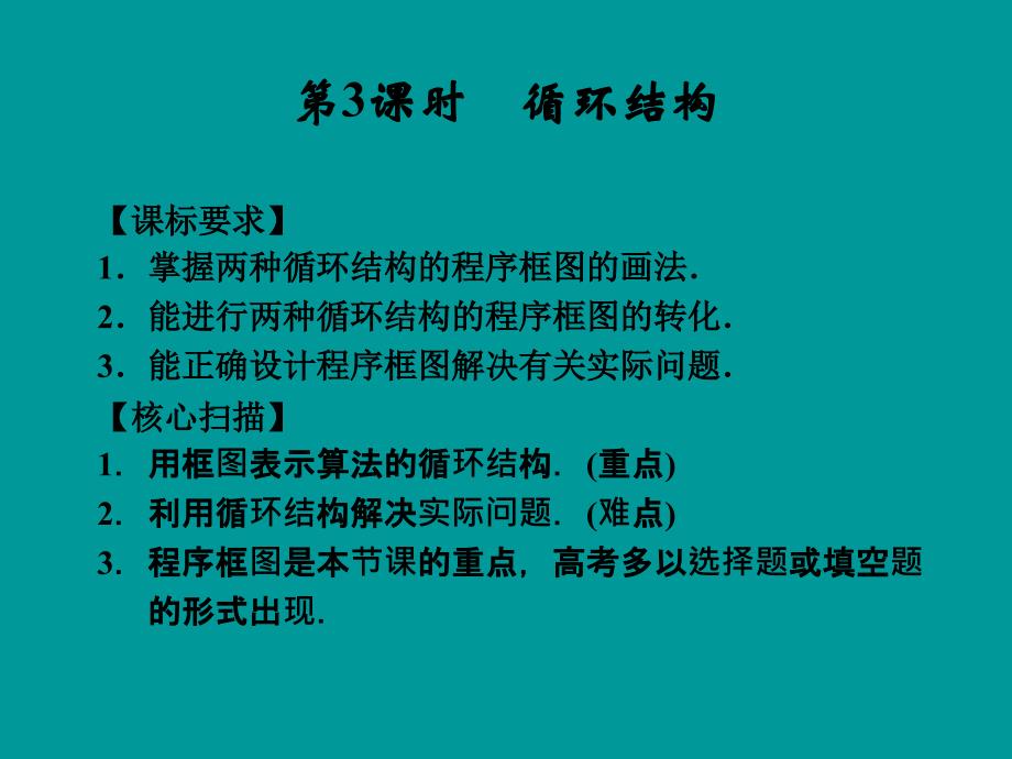 山东省数学(人教A)必修三《1.1.2程序框图与算法的基本逻辑结构》第3课时训练评估_第1页