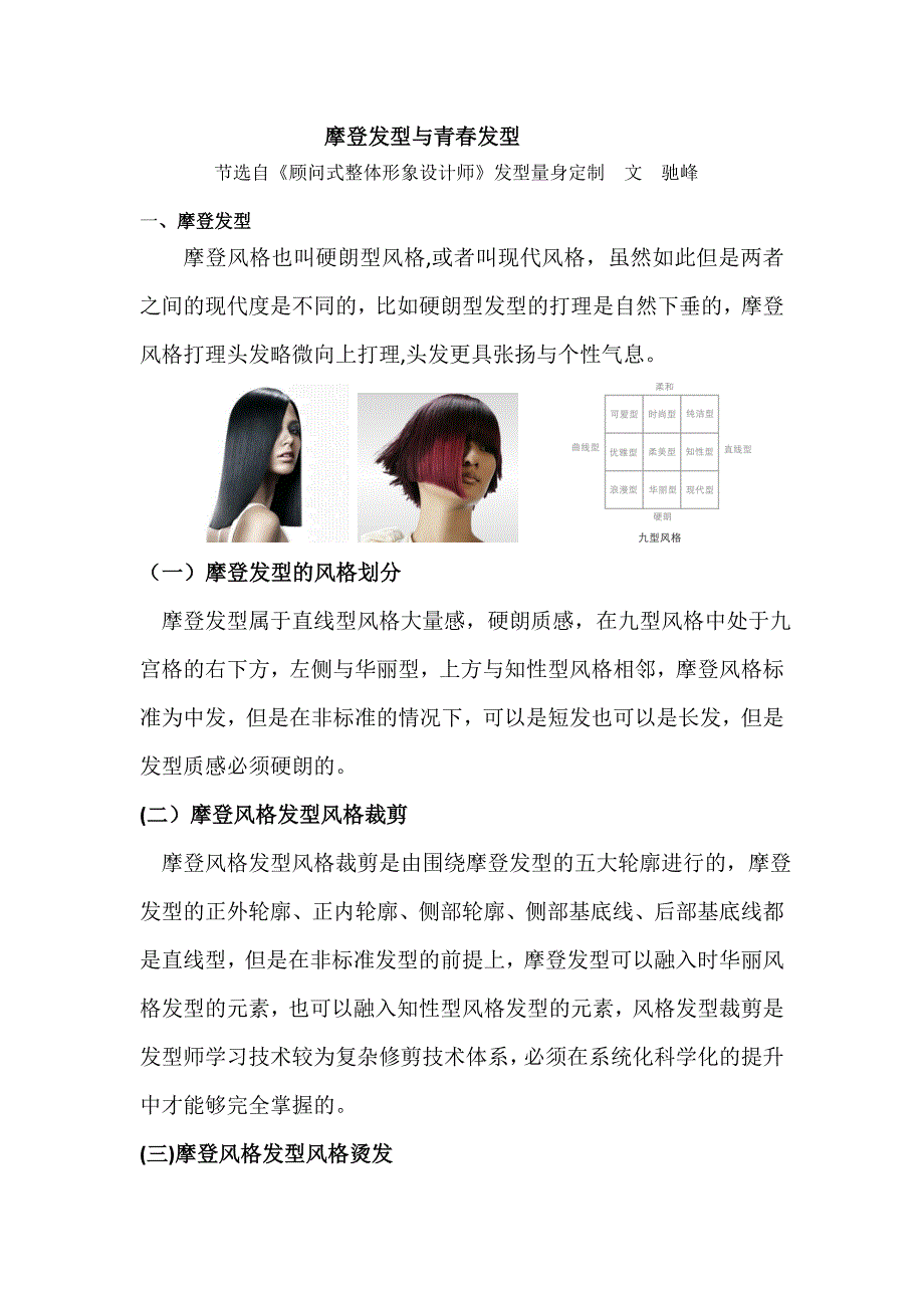 摩登发型与青春发型_第1页