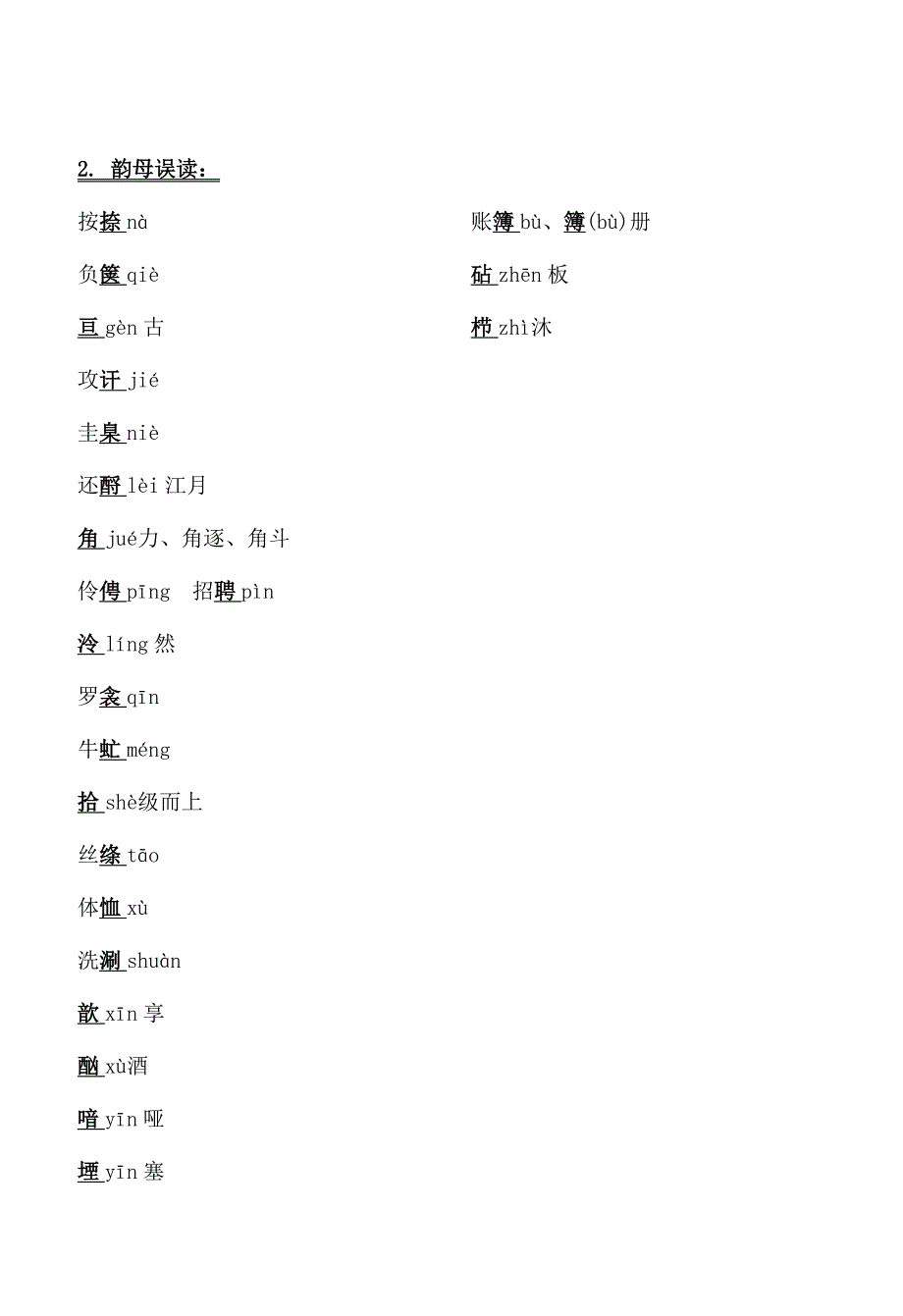 高考最全语音总笔记(增补版)_第4页