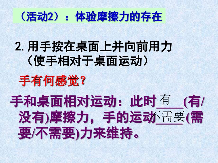 九年级物理全册 第十三章《力和机械》三、《摩擦力》课件 新人教版_第4页