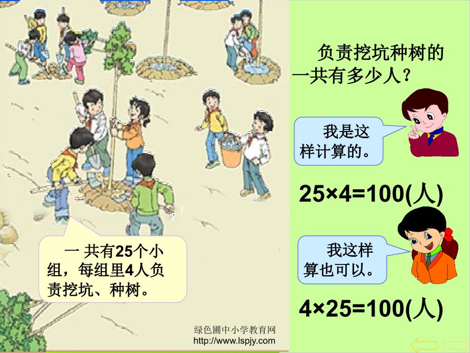 人教版 四年级下学期数学 乘法运算定律 1 (湖北黄冈名校 优质课件)_第3页