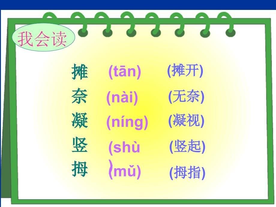 人教版三年级下册一面五星红旗_第5页