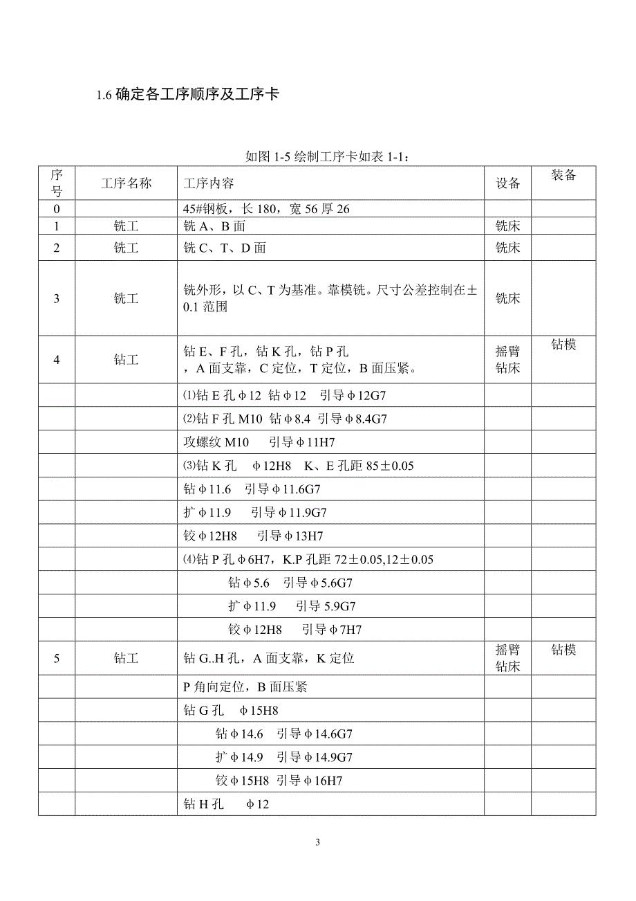 毕业设计铣床夹具说明书_第4页