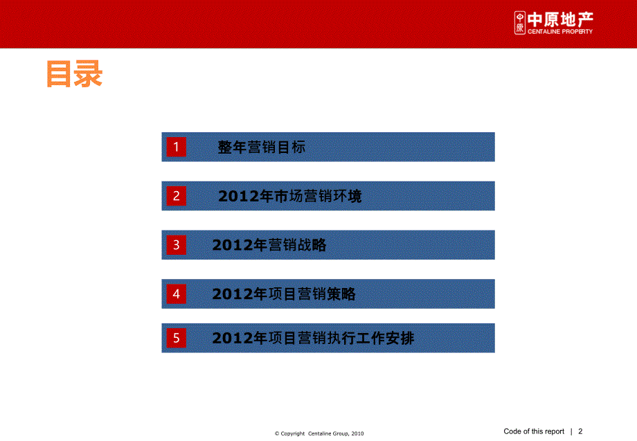 DCYX中原-中央国际公园2012年全年策略_第2页