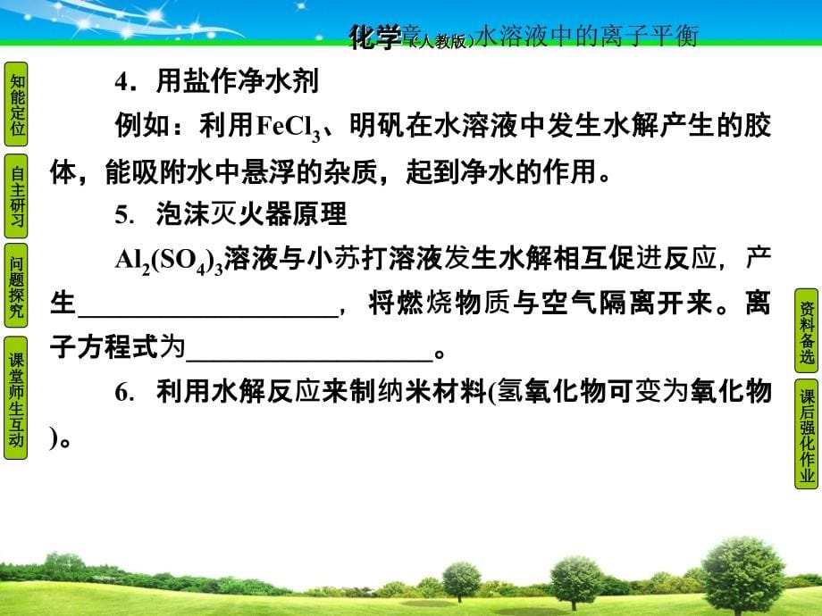 人教版化学选修4第三章第三节课件2_第5页