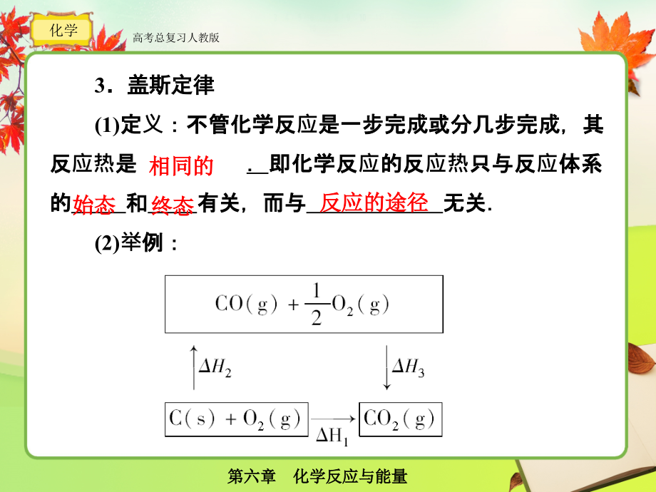 人教版  高考总复习 化学6-2_第4页