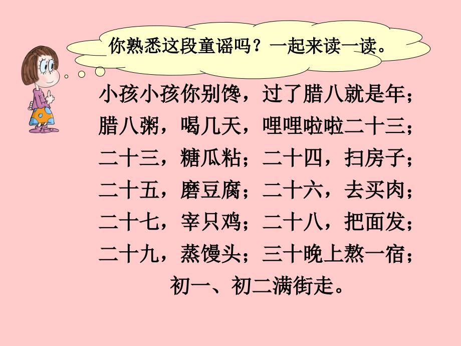 小学六年级语文下课文学习_6、北京的春节_第1页