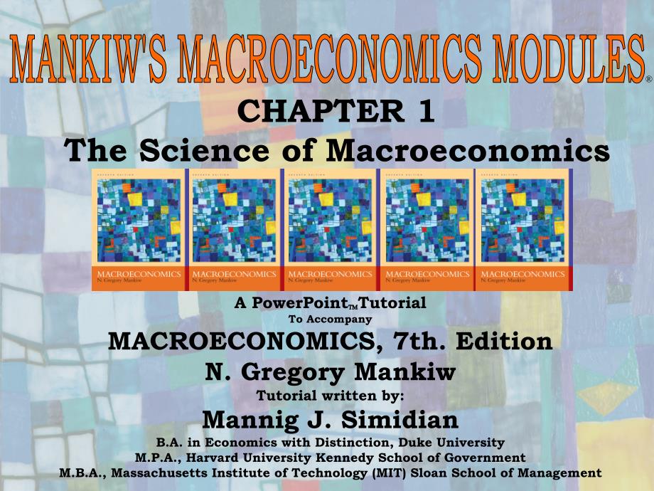Chapter1TheScienceofMacroeconomics(曼昆宏观经济学第七版(英_第1页
