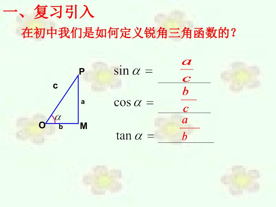 人教A版必修四任意角的三角函数课件_第4页