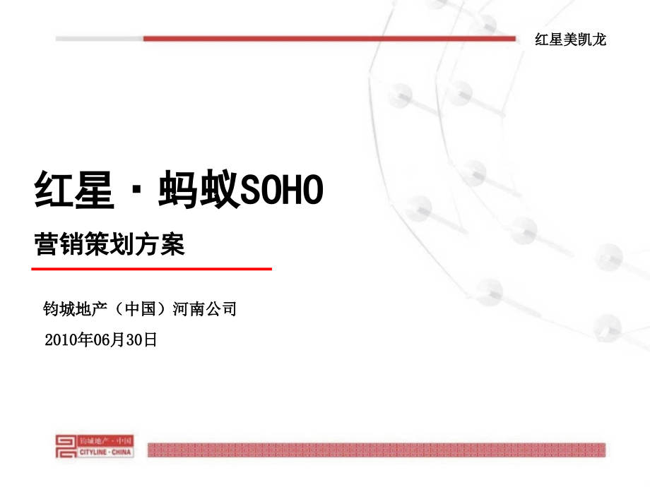 2010年红星蚂蚁soho营销策划方案205271331_第1页