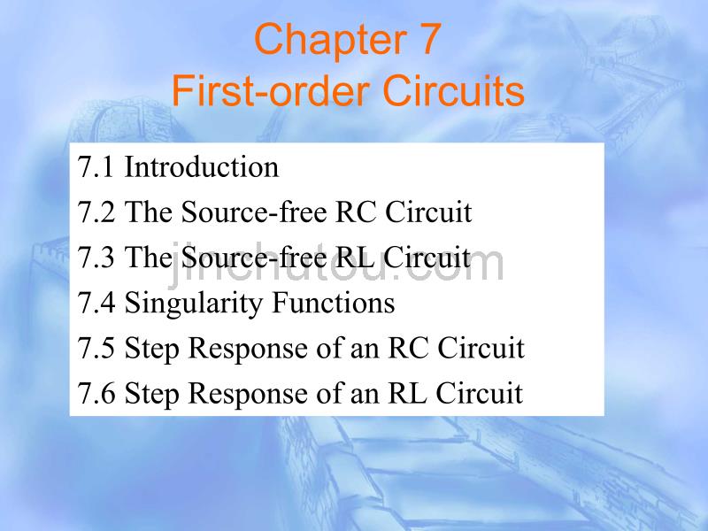 电路原理课件讲义英文版 Chapter_7_第2页