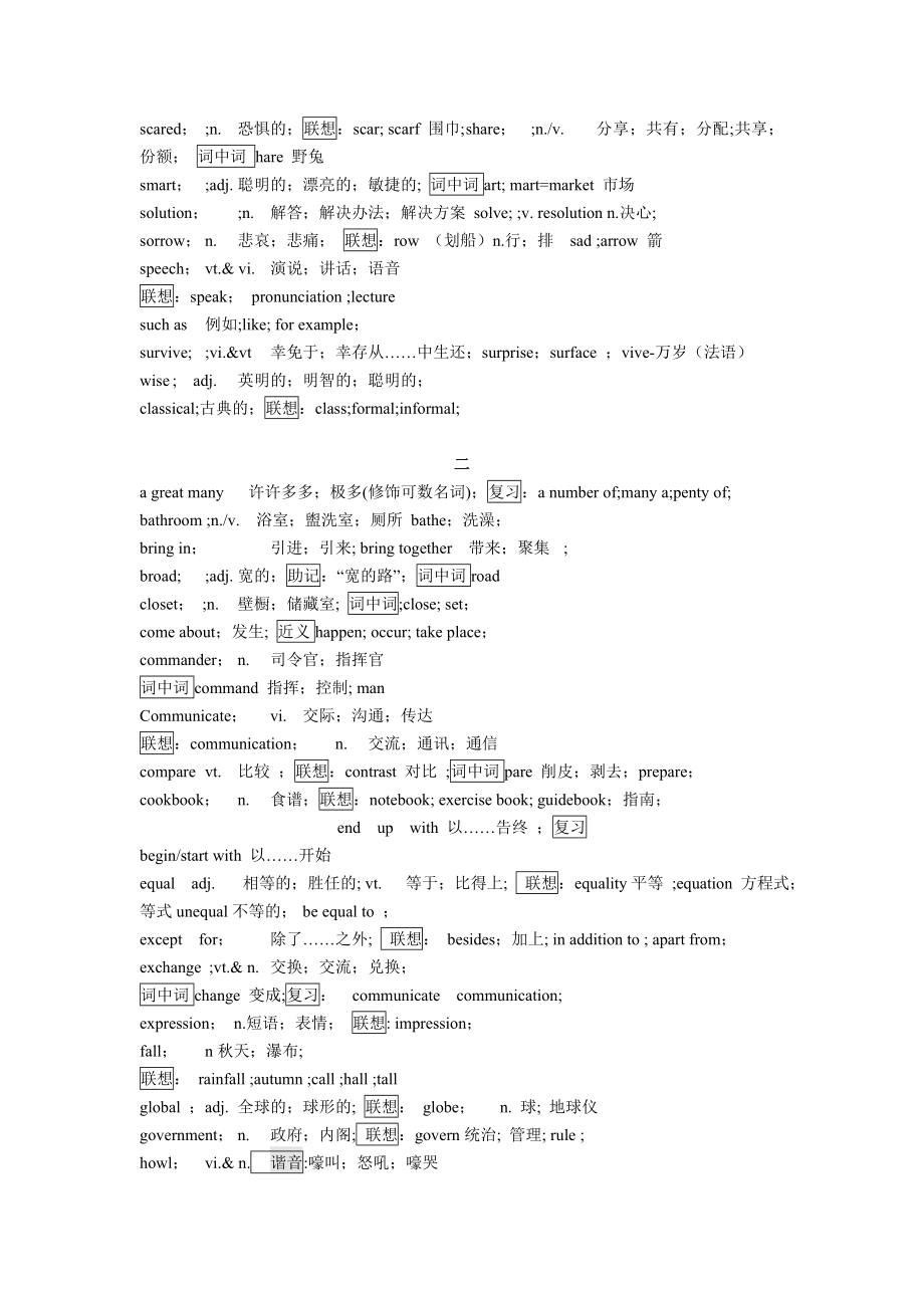 2014高考英语形近词与近义词归纳_第3页