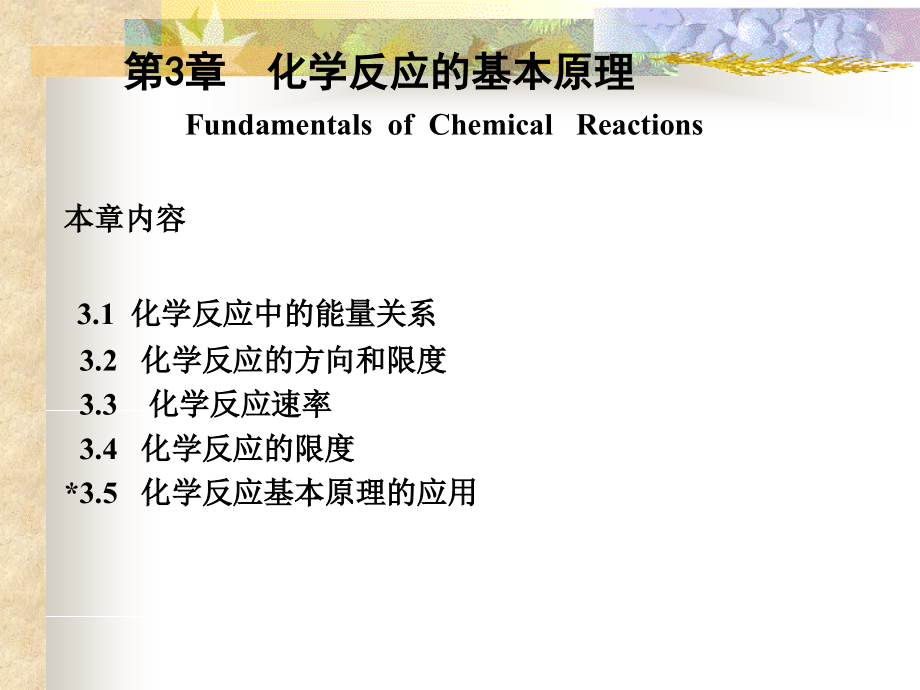 Chap.3化学反应的基本原理_第2页