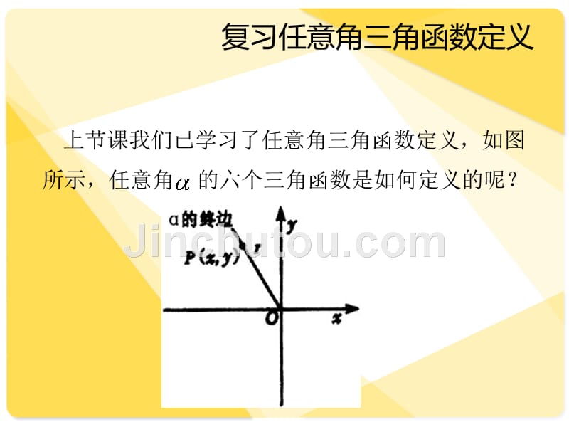 人教版高中数学课件：同角三角函数的基本关系式1[1]_第2页