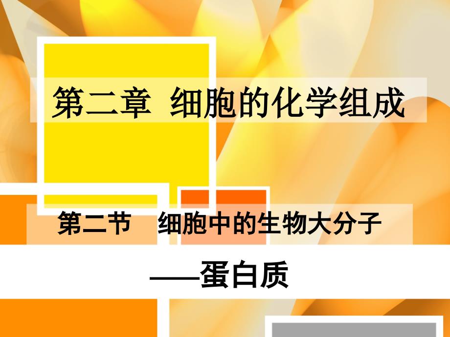 人教版教学课件江苏省南京市建邺高级中学生物必修一《细胞中的生物大分子-蛋白质》课件_第1页