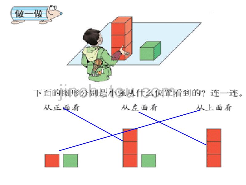 人教版五年级数学上册第三单元观察物体第三课时课件_第3页