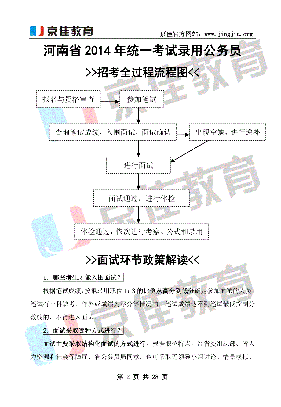 2014年河南省考面试备考宝典_第2页