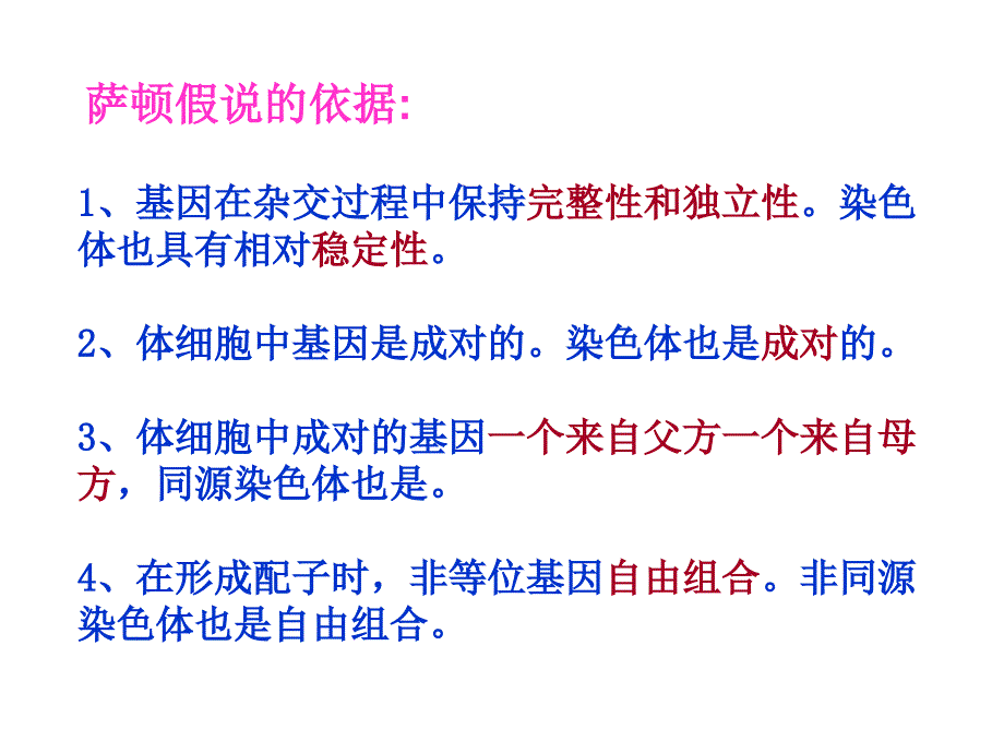 人教版教学课件第二章第二节基因在染色体上_第4页