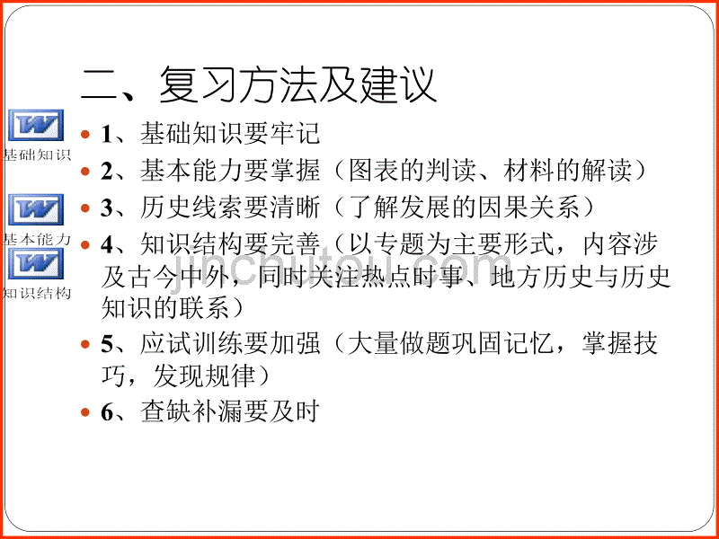 2013年历史中考专题复习：备考策略_第3页