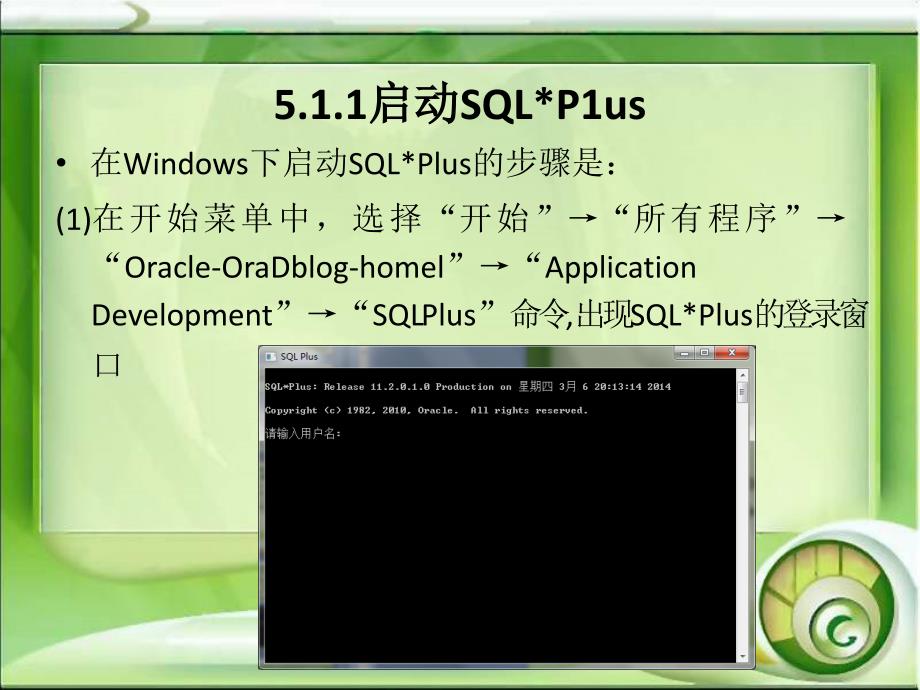 Oracle数据库基础及应用第05章SQLPlus命令_第3页