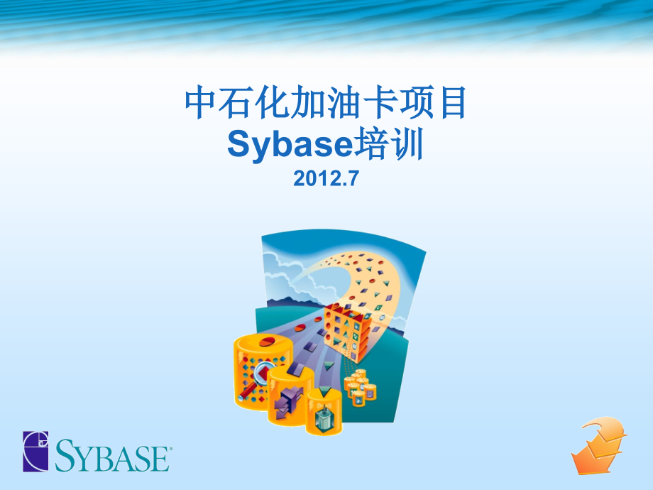 中石化sybase培训ASE_第1页