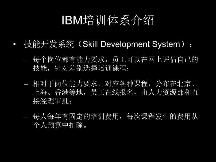 IBM等全球知名公司培训体系介绍_第5页