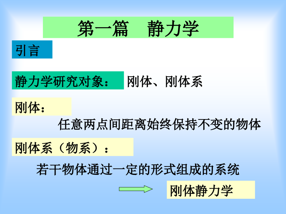 理论力学第一章 静力学基本概念与受力图_第3页