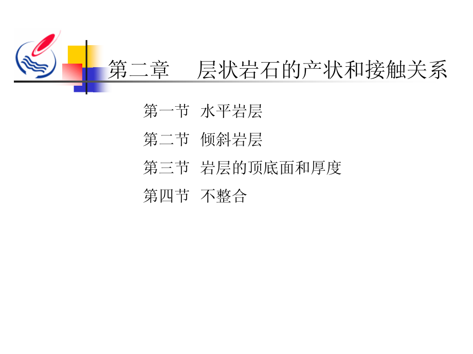 层状岩石的产状和接触关系_第1页