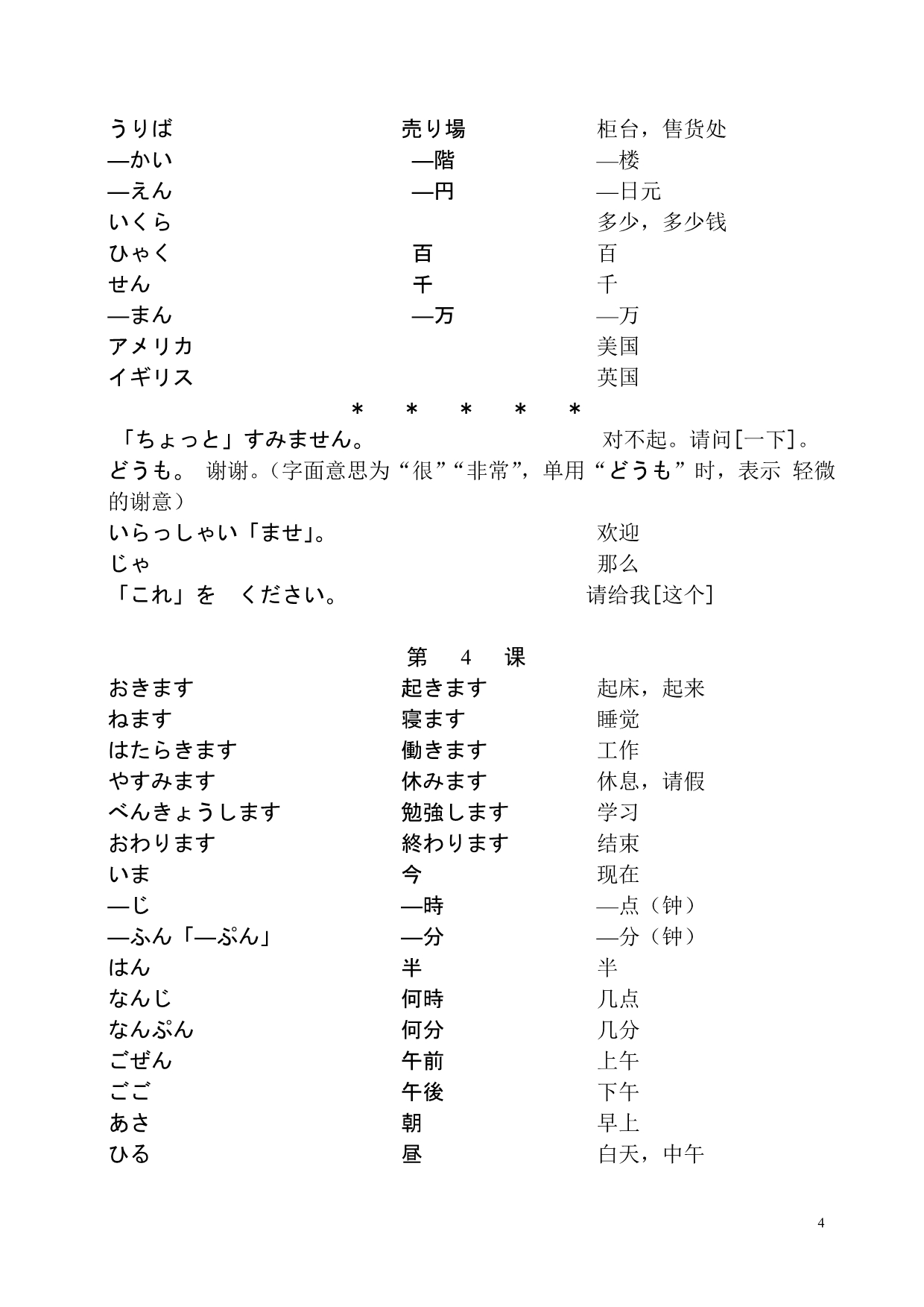 新日本语基础教程(附)_第4页