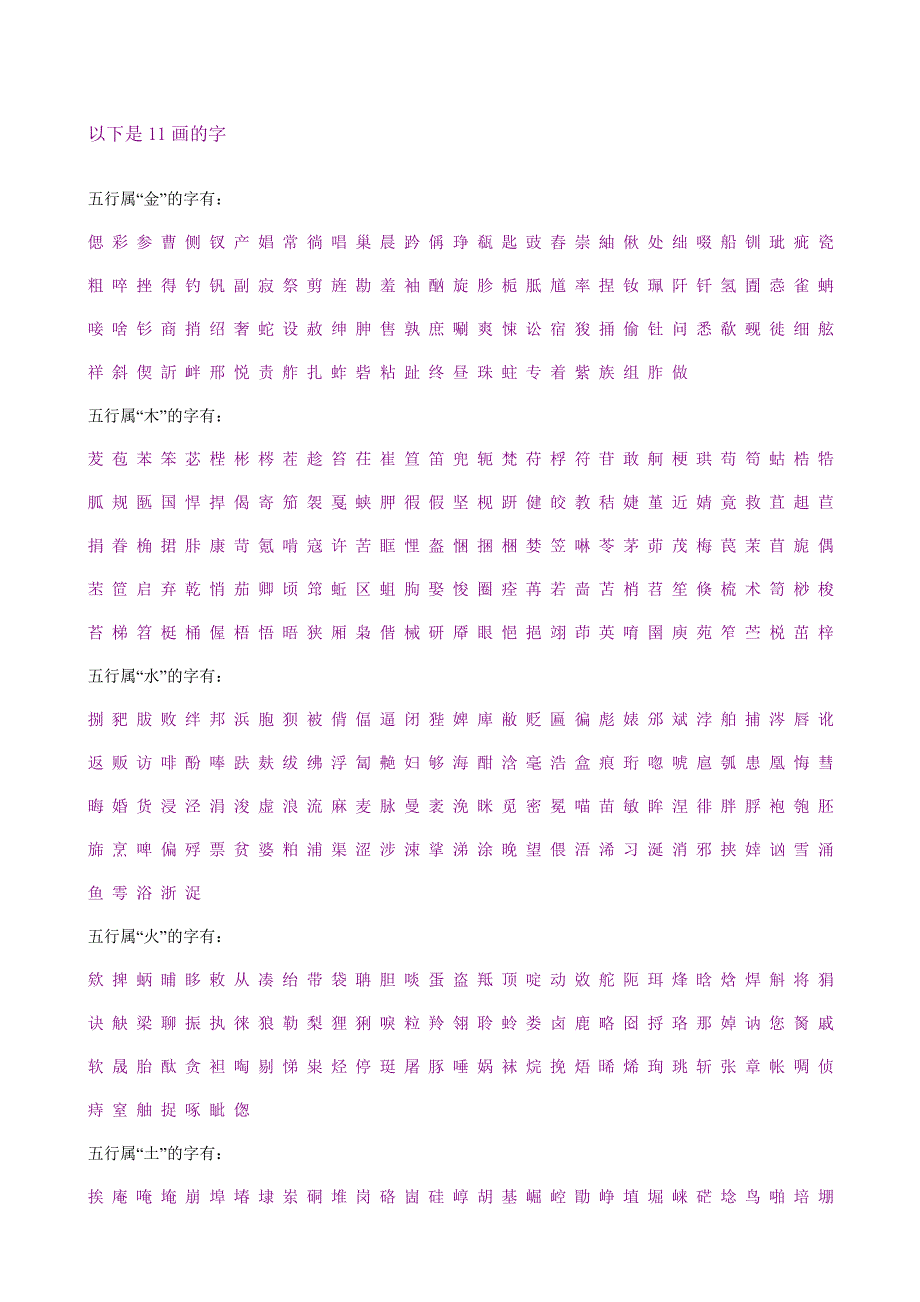 康熙字典十一画的字_第1页