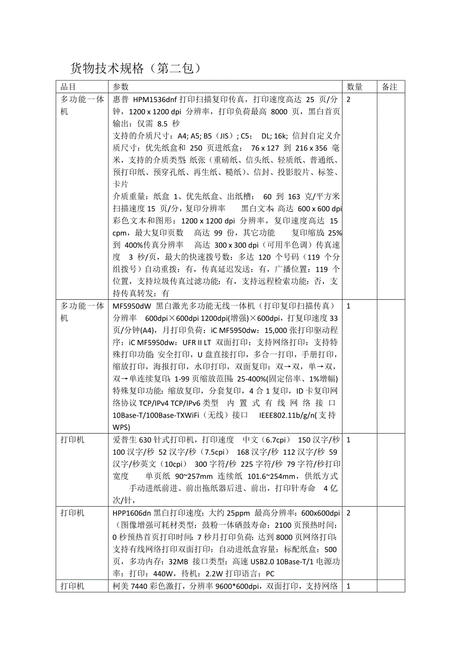 办公外设技术规格(2014-05-08)_第2页