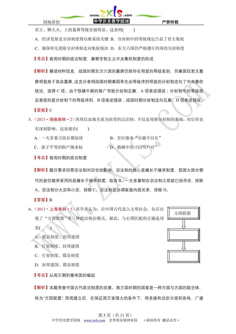 第1课夏、商、西周的政治制度 (2)_第5页