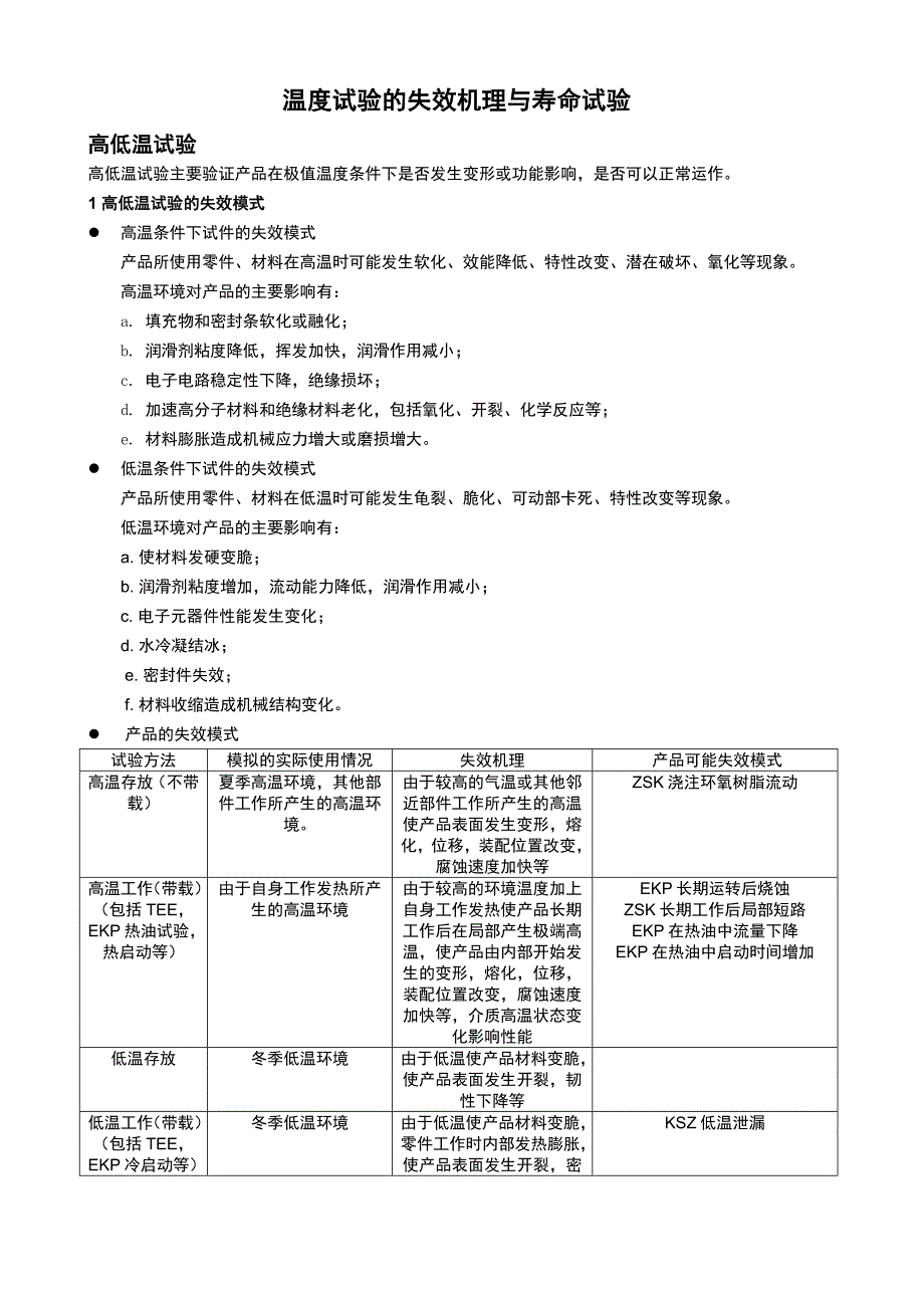 温度试验失效机理及寿命计算的研究_第1页