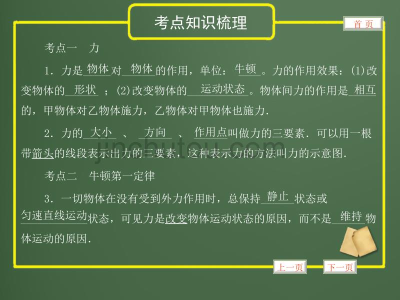 中考复习物理精品课件(含11真题和12预测试题)专题--力和运动_第2页