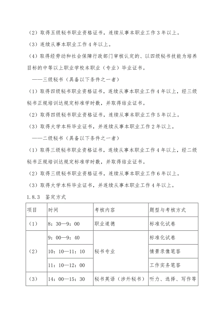 51-2秘书国家职业标准_第3页