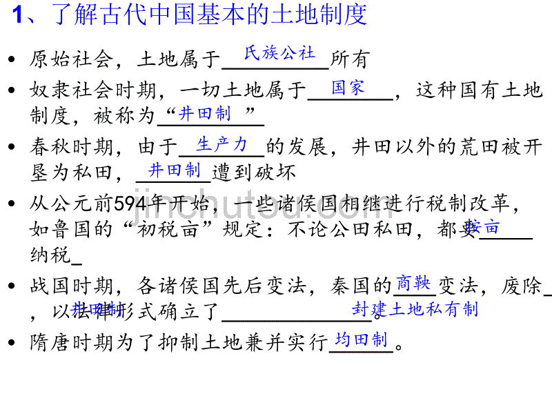 历史学测复习人教版第一单元_第3页