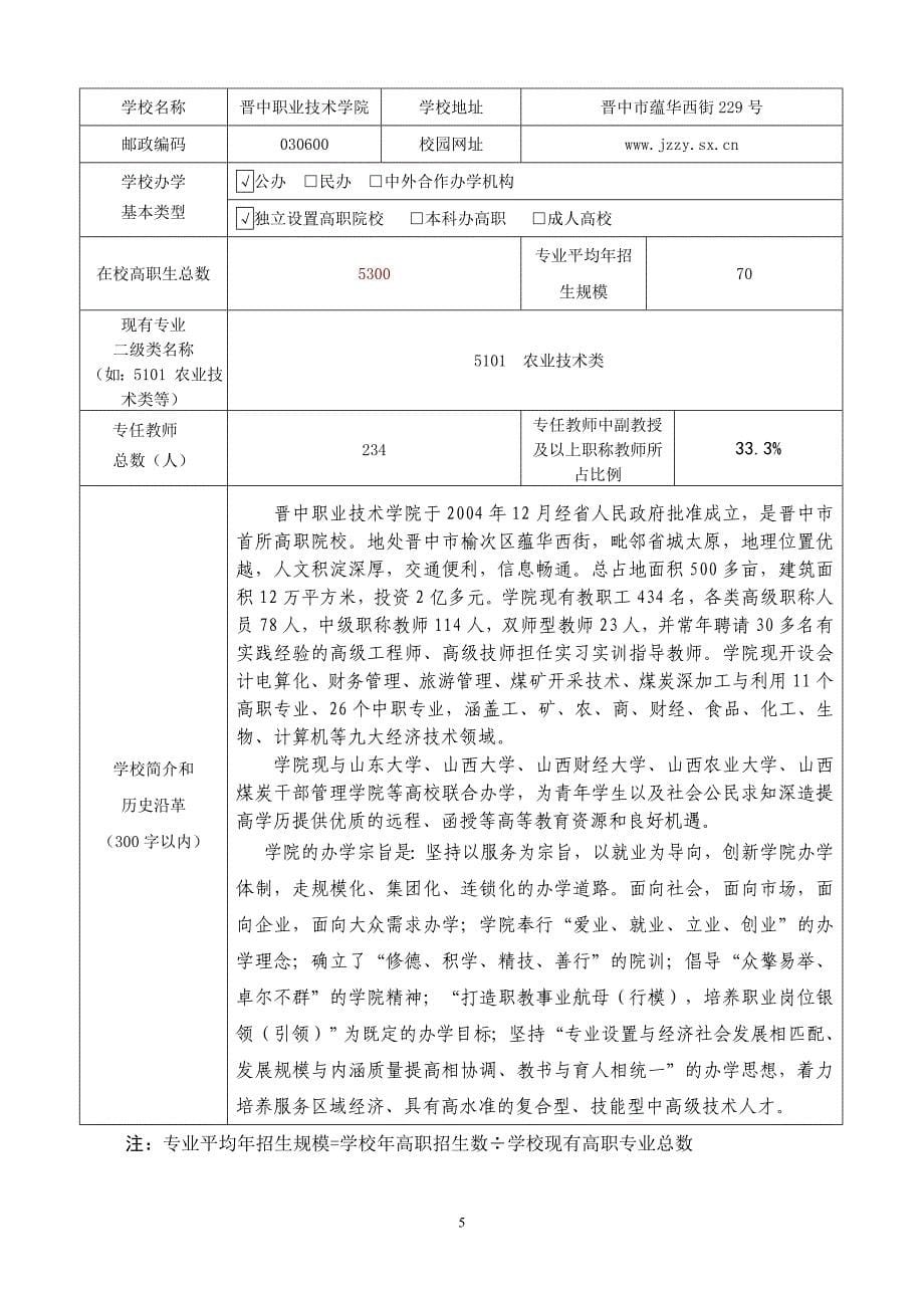 园林工程技术申请完整表_第5页