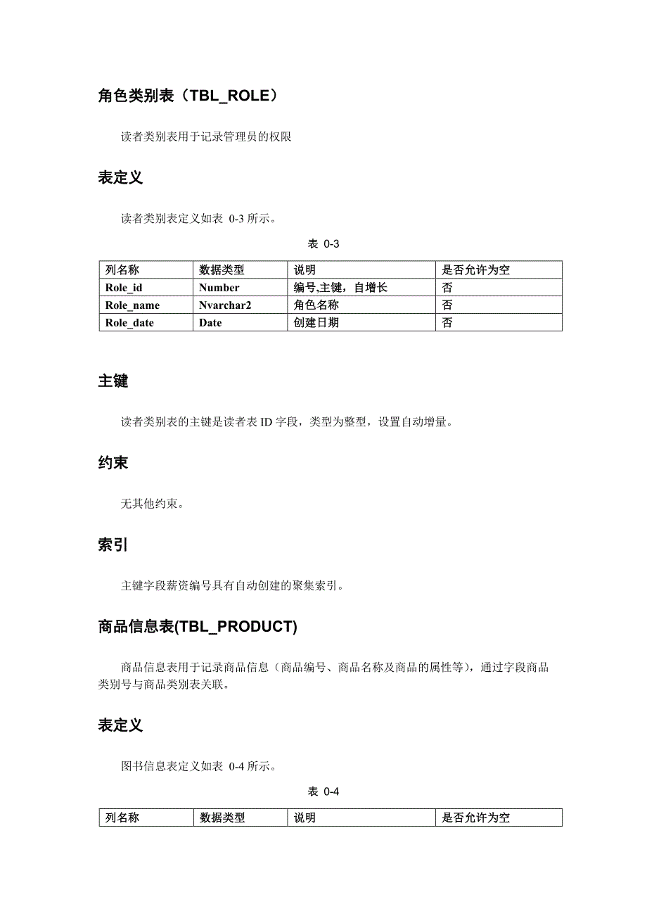 钻石小鸟数据库详细设计说明书_第4页