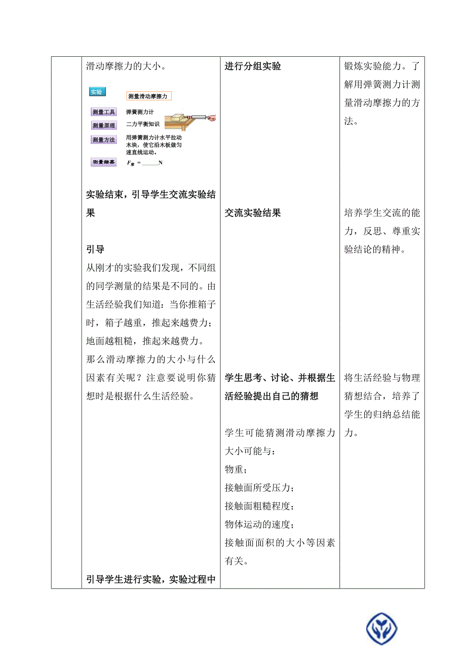 新人教版八年级下册物理第八章第3节摩擦力_第4页