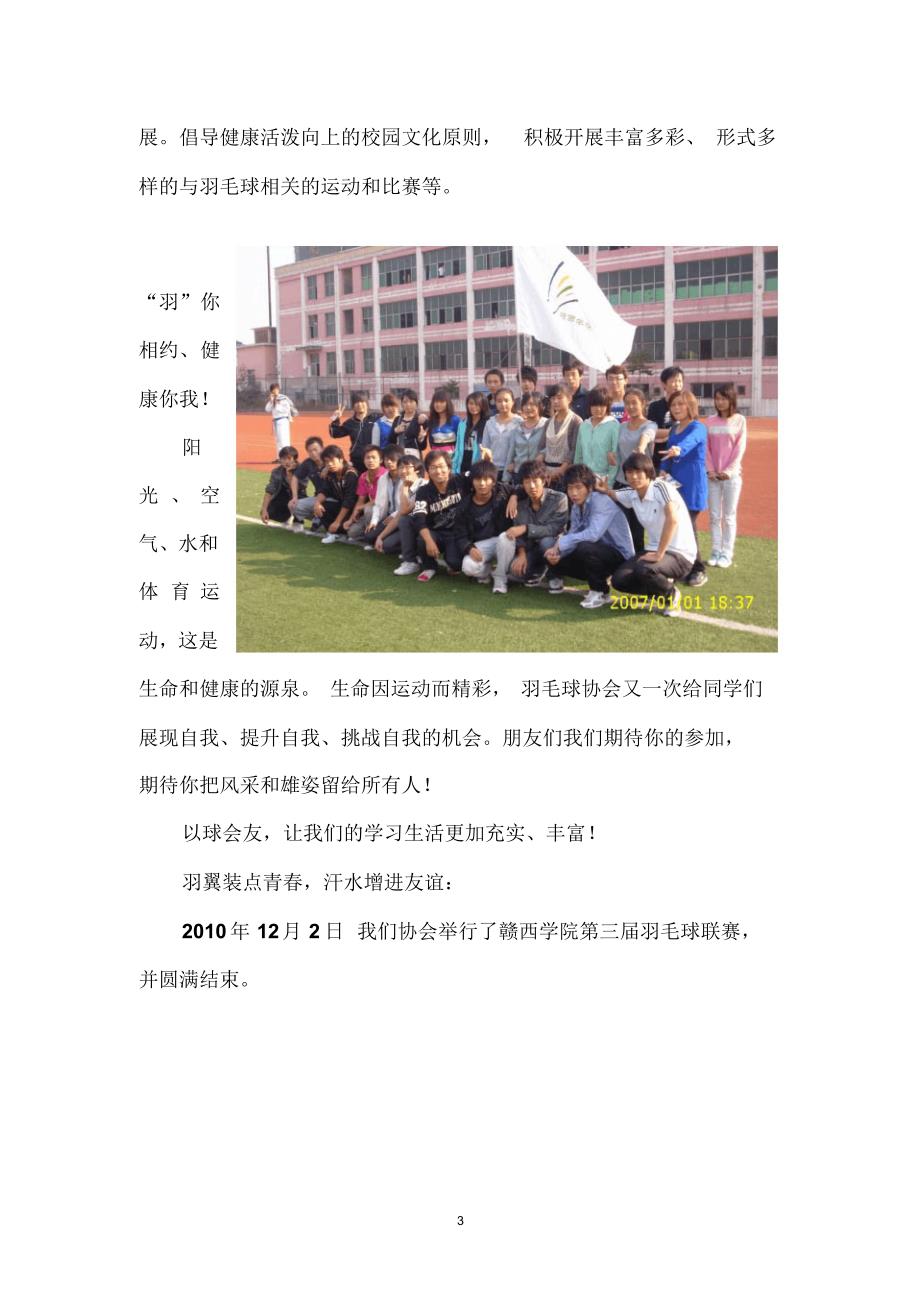 羽毛球协会2010~2011年活动总结_第3页