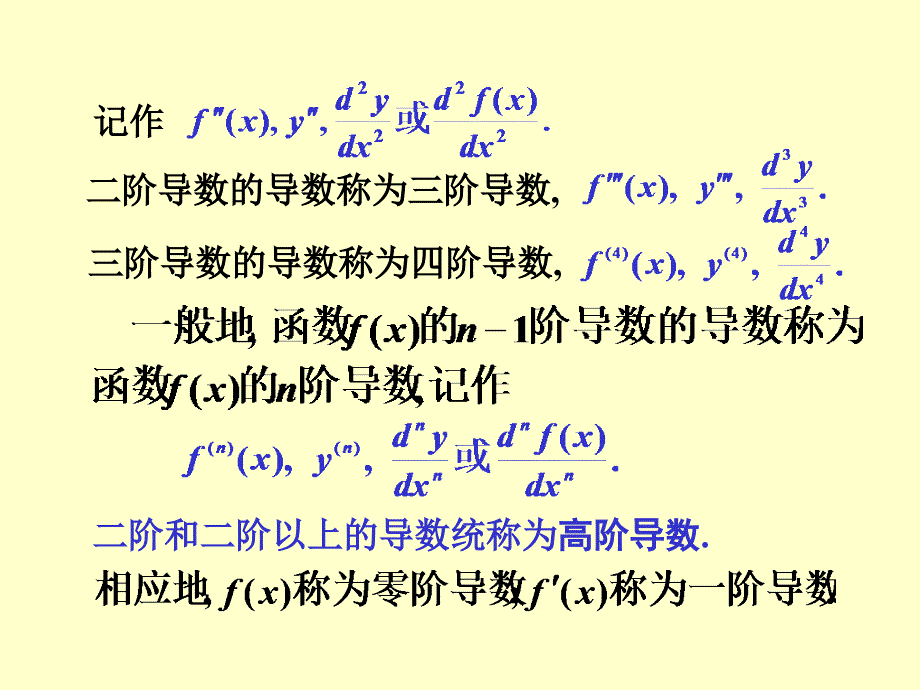 同济大学高等数学第六版上第二章第三节_高阶导数_第2页