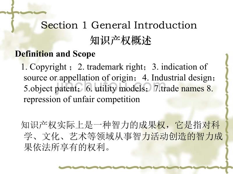 Part IIIntellectual Property 知识产权及其国际保护_第2页