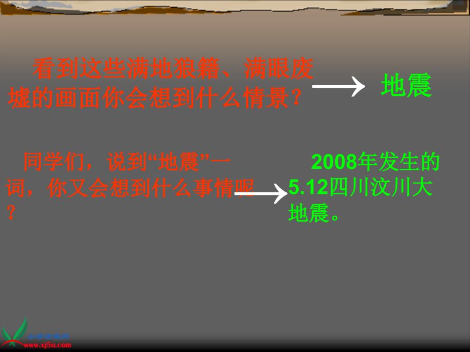 《地震中的父与子》课件语文S版四年级下册第五单元_第3页