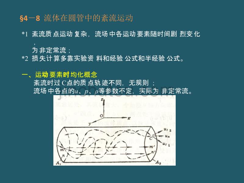 大学流体力学课件33——第四章粘性流体运动及阻力计算第八节_第1页