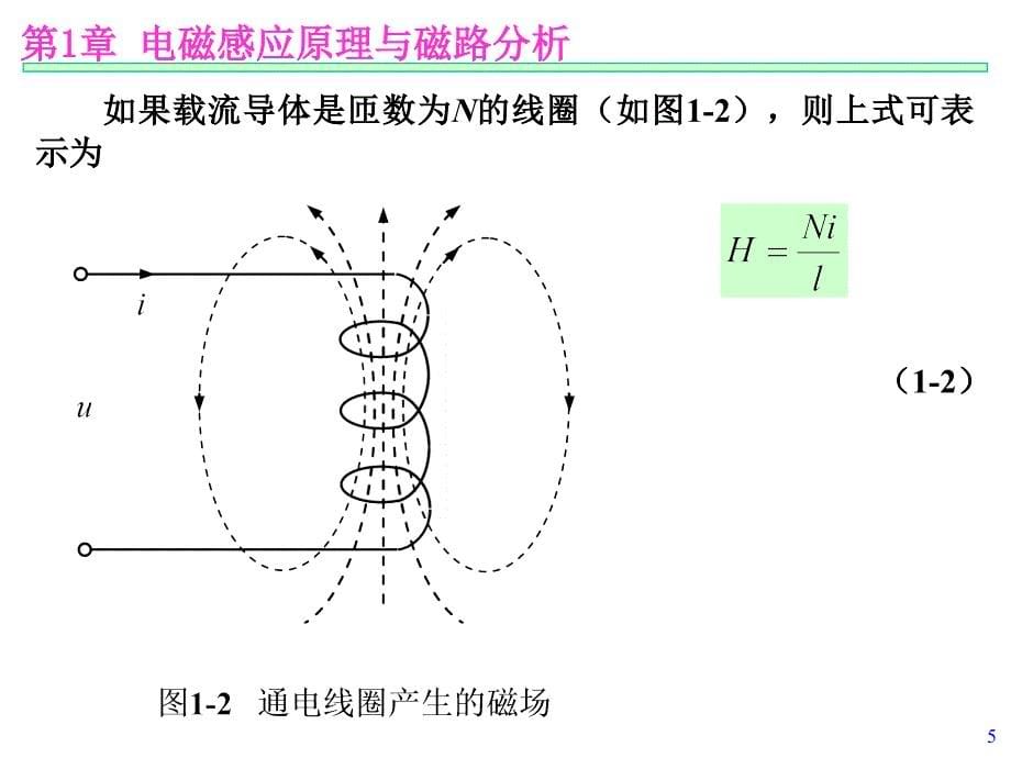 第01章-电磁感应原理与磁路分析_第5页